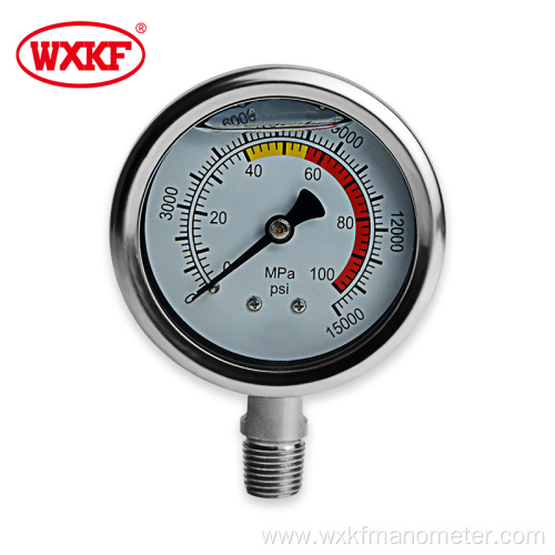 manometer oil Stainless Steel Pressure Gauge Manometer